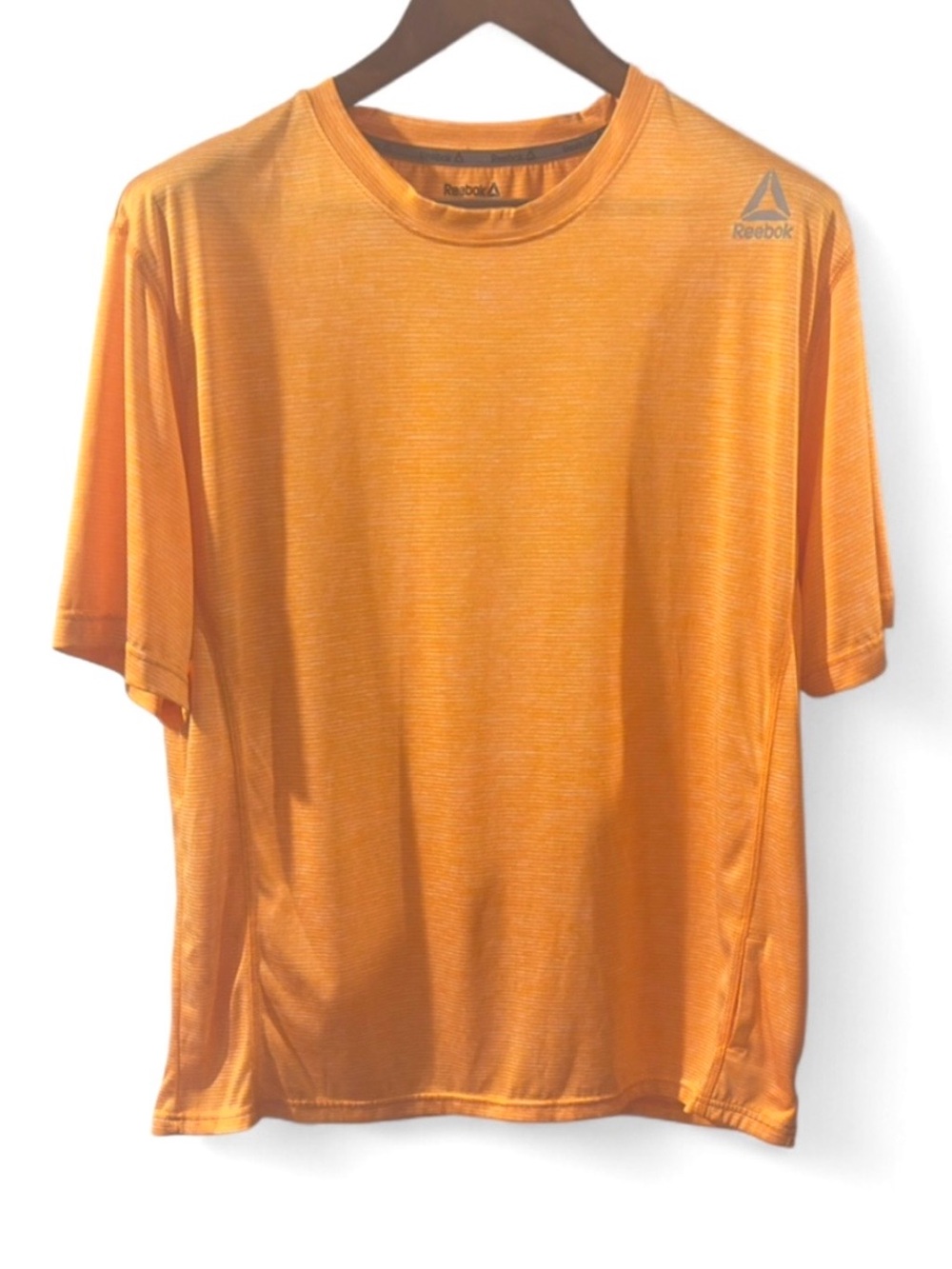 Reebok Speedwick Orange Short-Sleeve Athletic T-shirt Size Men’s Large